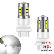 3157 LED Bulb for Blinker Brake Light Front Turn Signal Bulb, 2PCS 3157 White