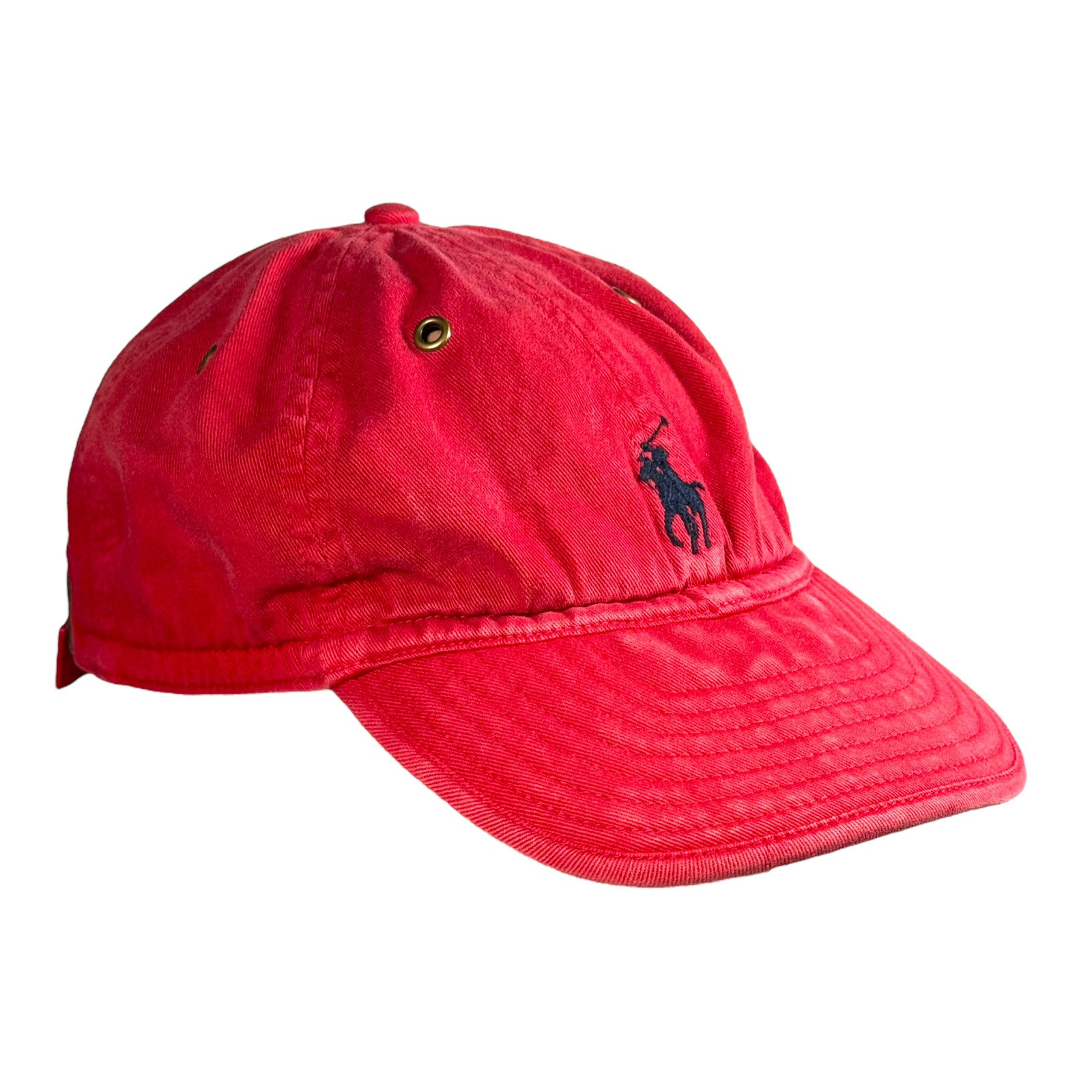 Cappello Berretto Vintage Nuovo con etichette Polo Ralph Lauren SOFT BILL Pony Spellout Strapback NUOVO