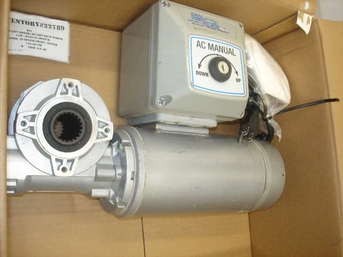 Boat lift motor  lift tech marine 120v manual switch 29mm 20 spline shaft TESTED