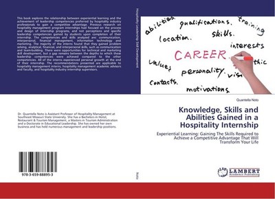 Knowledge, Skills and Abilities Gained in a Hospitality Internship Quantella Not