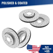 12.44 Inch Front 12.12 Inch Rear Brake Disc Rotors For Volvo Xc90 2003 2004-2013