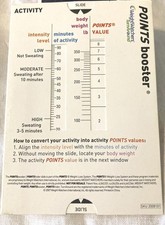 NICE Weight Watchers Turn Around Points Finder Slider WW Slide Calculator Tool