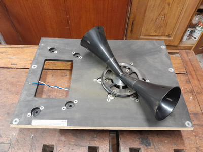 SPACE SOUND SYSTEM UNITA TW 101 RCF MILANO MID CENTURY ITALIEN ROTATION HORN