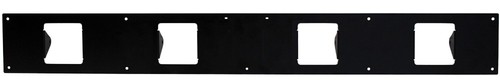 Go Rhino SRM100 Front Plate - Four 3in Cube Lights