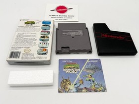 Teenage Mutant Ninja Turtles III 3 Nintendo NES Complete CIB Video Game Works