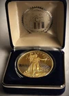 1933 $20 Gold Plated Liberty Double Eagle Coin National Collector's Mint  (7899)