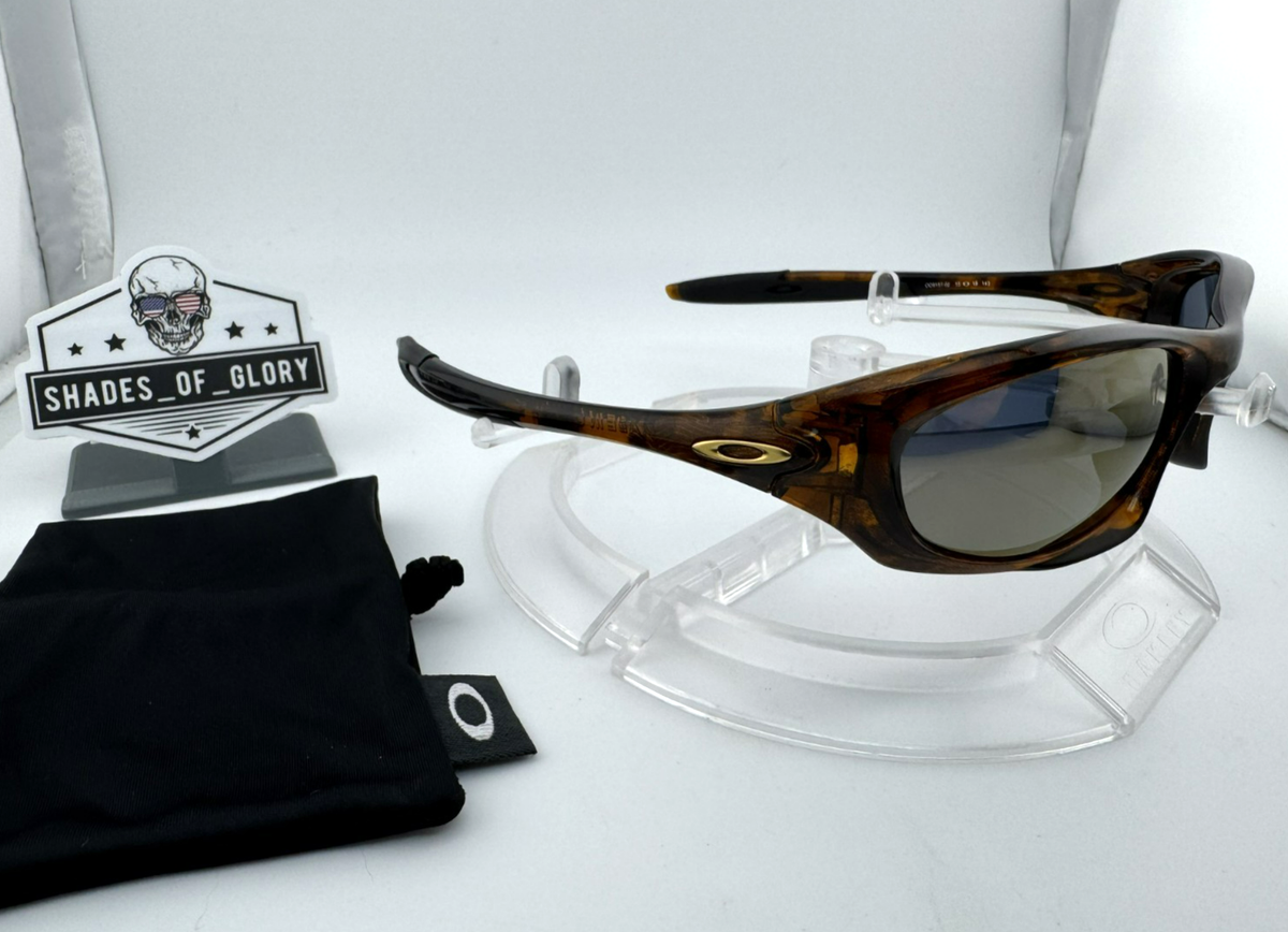 OAKLEY XX TWENTY NEW TORTOISE W/ GOLD AFTERMARKET POLARIZED OO9157