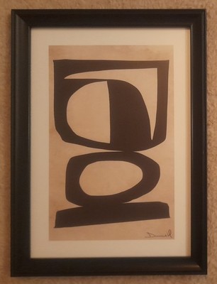 Gerahmter Druck ''Chancen''. Von Dan Hobday. Modern. Minimalistisch. Abstrakte Kunst.