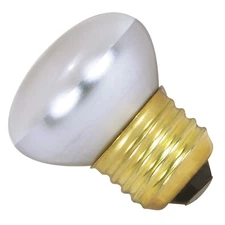 40W Watt R14 Stubby Medium E26 Base Clear 120V Volt 2700K Warm White