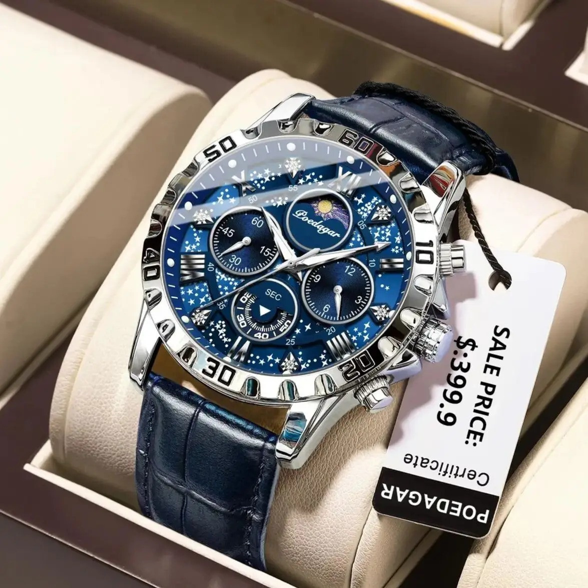 Montre homme chronographe étanche à offrir pour un style unique