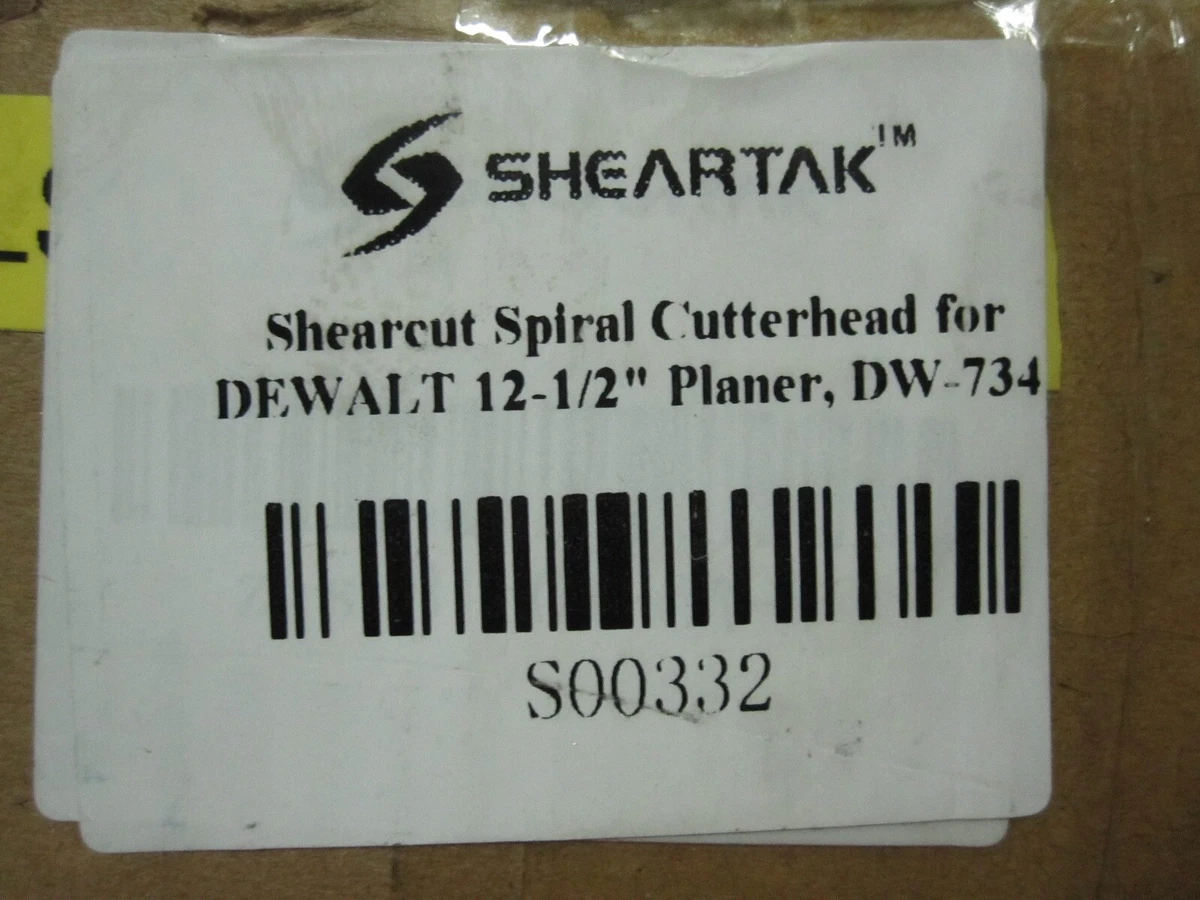 Helical cutterhead for dewalt dw734 deals