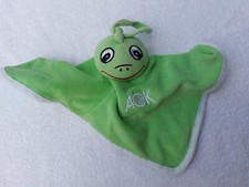 Schmusetuch  AOK -  Frosch Jolinchen   Kuscheltuch -Schnuffeltuch - Hellgrün