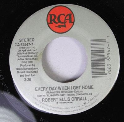 Country Unplayed 45 Robert Ellis Orrall - Every Day When I Get Home / True Belie