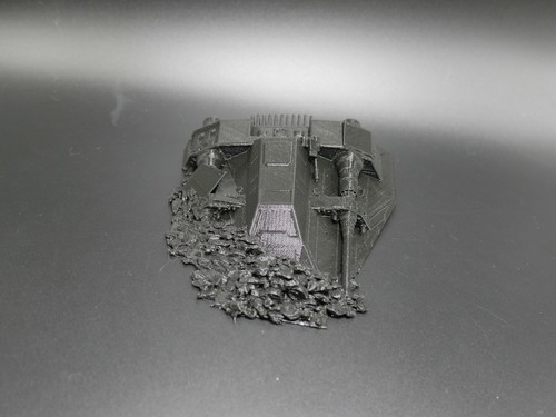 Tabletop Terrain Crashed Sci-Fi Space Ship - Picture 7 of 12