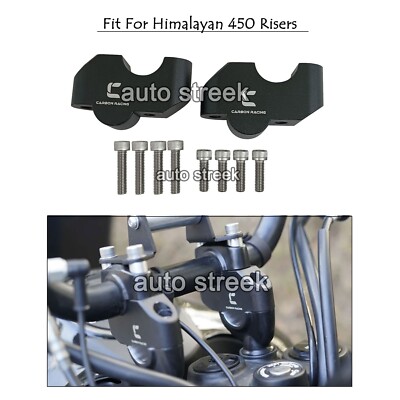 Passend für Royal Enfield New Himalayan 450 Pull-Back (Offset) Lenkererhöhungen