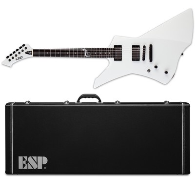 ESP LTD Snakebyte LH James Hetfield Snow White Left-Handed Guitar + Case