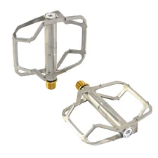 VP Components Blade Titanium Flat City Pedals Platform Pedals, 9/16Inches