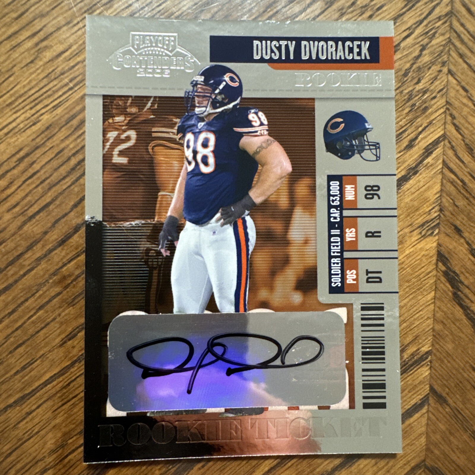 2006 Playoff Contenders #155 Dusty Dvoracek AU RC