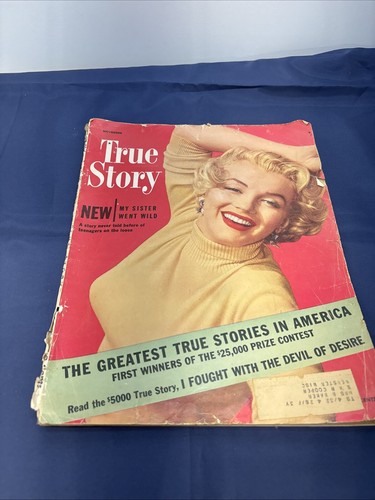 Vintage Marilyn Monroe True Story Magazine