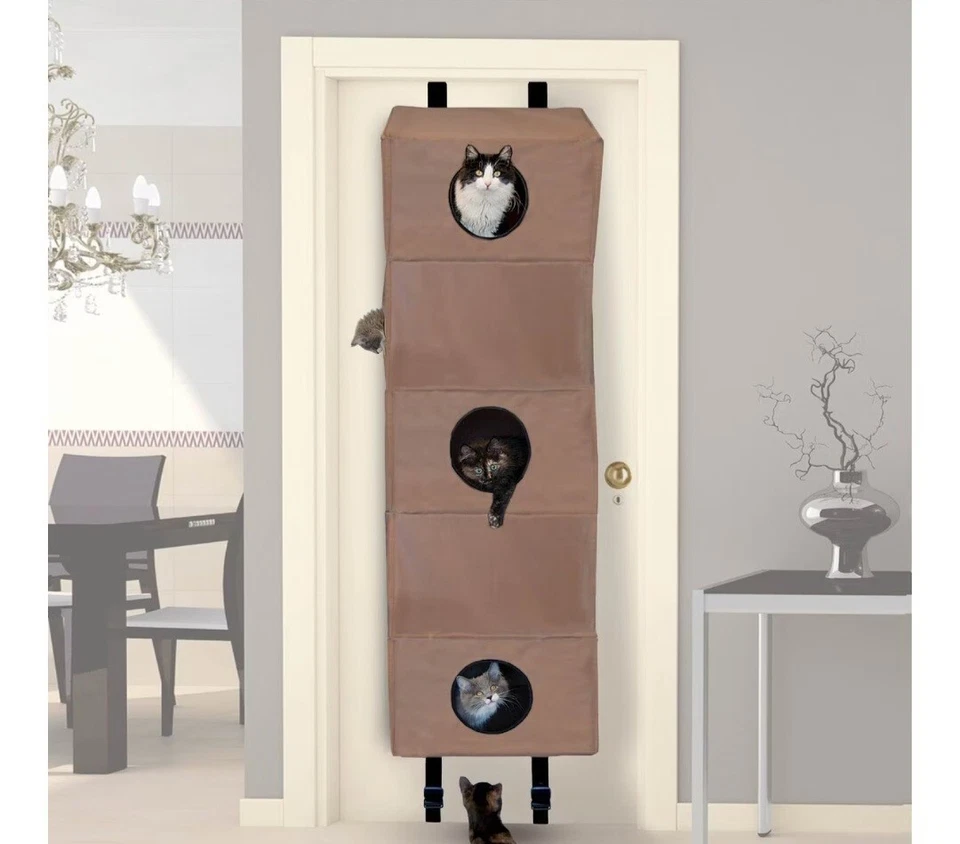 5 Story Hanging Cat Condo - Image 4 of 4