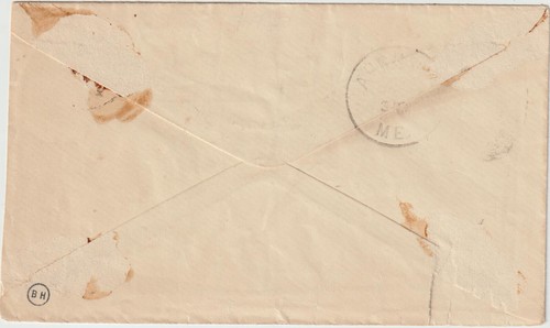 Milton Plantation 1886 2c #210 HUMOR COVER DA Coffin's Third Class Hotel (g361) - Picture 2 of 2
