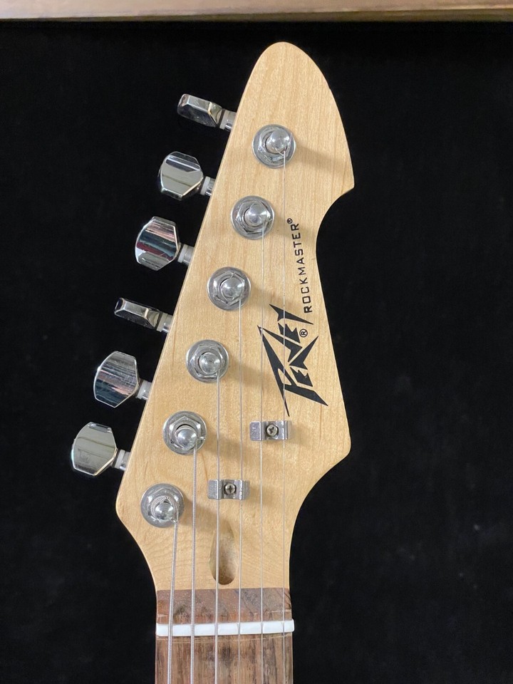 Peavey Rockmaster Solid Body 6String Electric Guitar Metalic Gray eBay