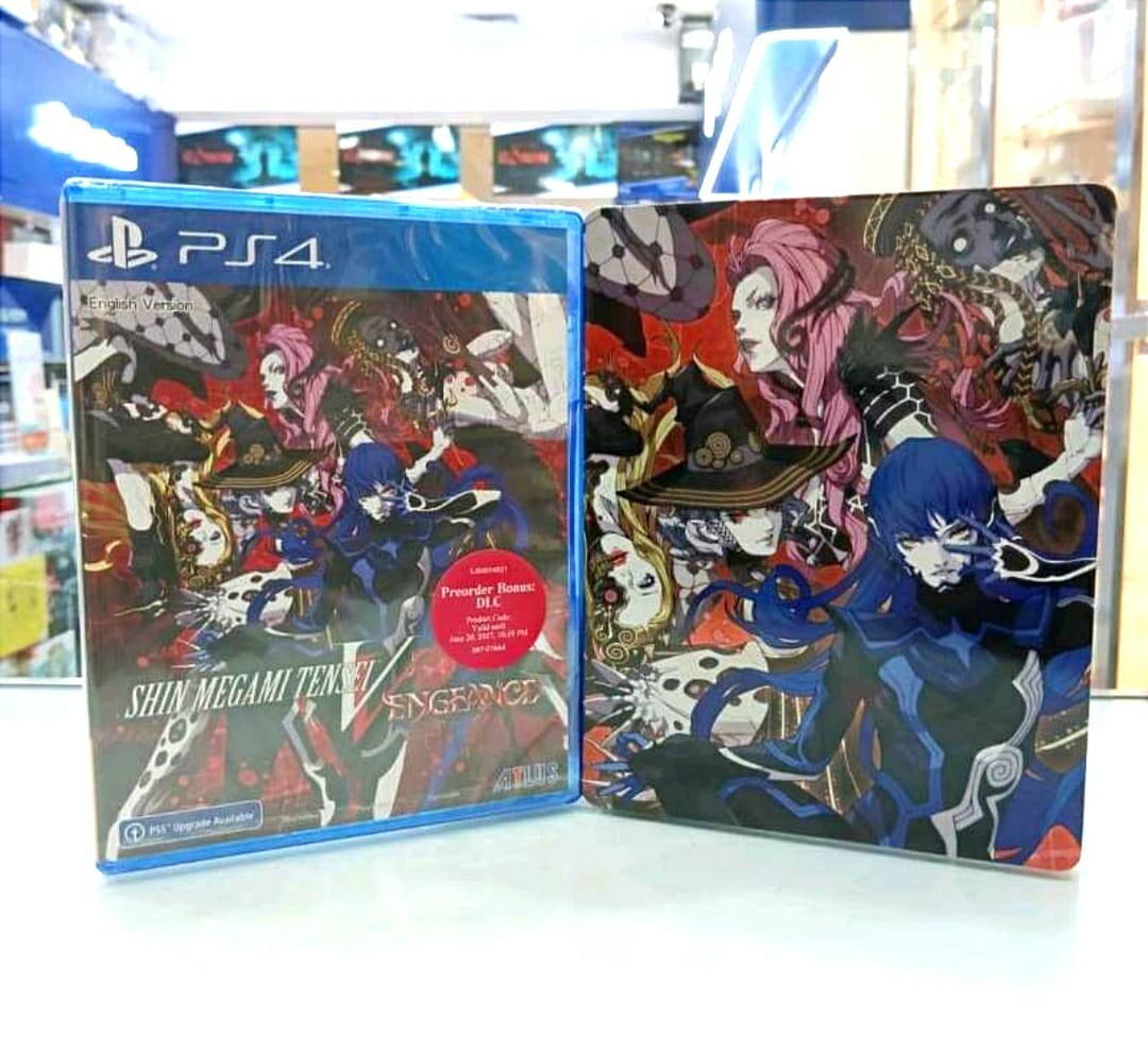 PS4 Shin Megami Tensei V Vengeance + Steelbook Brand New