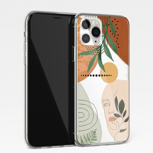 Modern Abstract Terracotta Collage Art Aesthetic Boho Phone Case For All iphone - Picture 7 of 10
