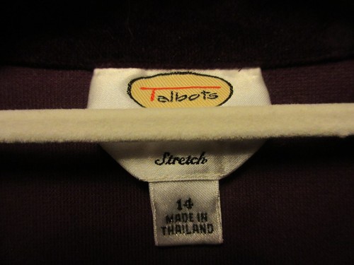 Talbots Womens Size 14 Purple Colored Suit Coat w/Big Buttons Down Front - Picture 11 of 11