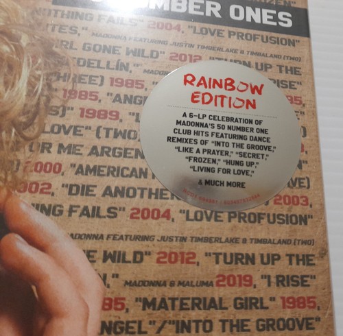 MADONNA - FINALMENTE SUFICIENTE AMOR - JUEGO DE CAJA 6 LP - EDICIÓN ARCO IRIS - NUEVO - SELLADO - Imagen 2 de 3