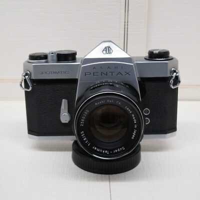 Asahi Pentax Spotmatic SLR 35mm camera and 55mm Lens