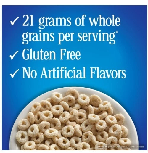 Frosted Heart Healthy Cereal 18.4 OZ Family Size Box, Free Shipping - Imagem 3 de 3