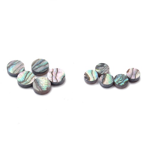 50x Abalone Shell Inlay Dot Marker 5/16" (8mm) Guitar Position Ukulele Luthier - Picture 5 of 6