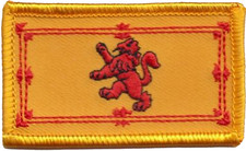 Scotland Lion Rampant Small Rectangular Embroidered Patch 