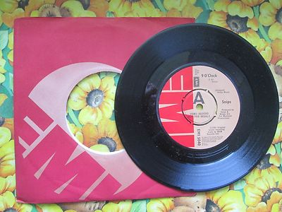 Snips    9 O'Clock  EMI Records EMI 5040 PROMO UK Vinyl  7inch Single