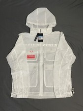 NWT Nike Jordan 23 Engineered White Infrared Hooded Jacket CK8935-100 Men's M-L