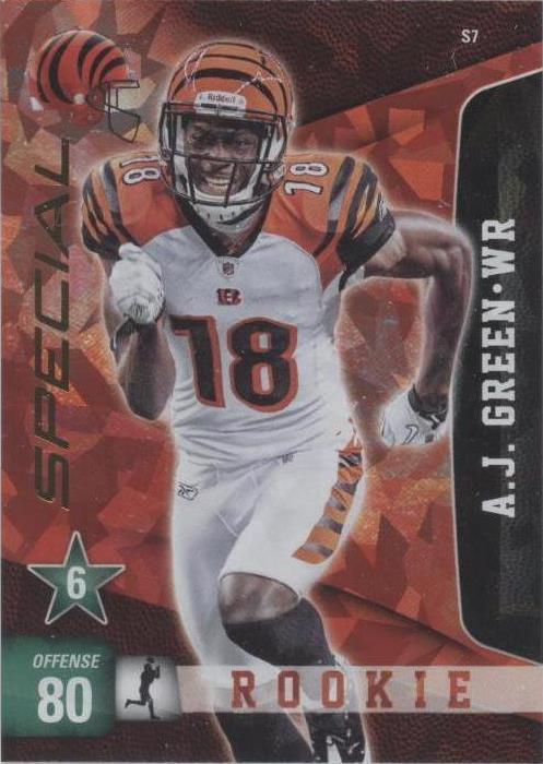 2011 Panini Adrenalyn XL A.J. Green #S7 - 1 of 2