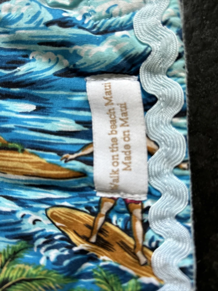 热带夏威夷海滩婴儿围兜-女孩/男孩-毛伊岛制造-海洋热带度假 — 第 3/4 张图片