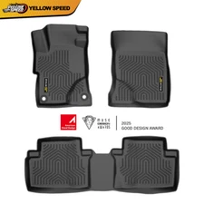 All Weather TPE Floor Mat Liners Set Fit For 2012-2015 Honda Civic 1st & 2nd Row