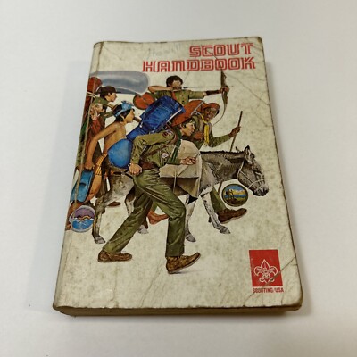 Vintage 1972 Scout Handbook BSA Eighth Edition