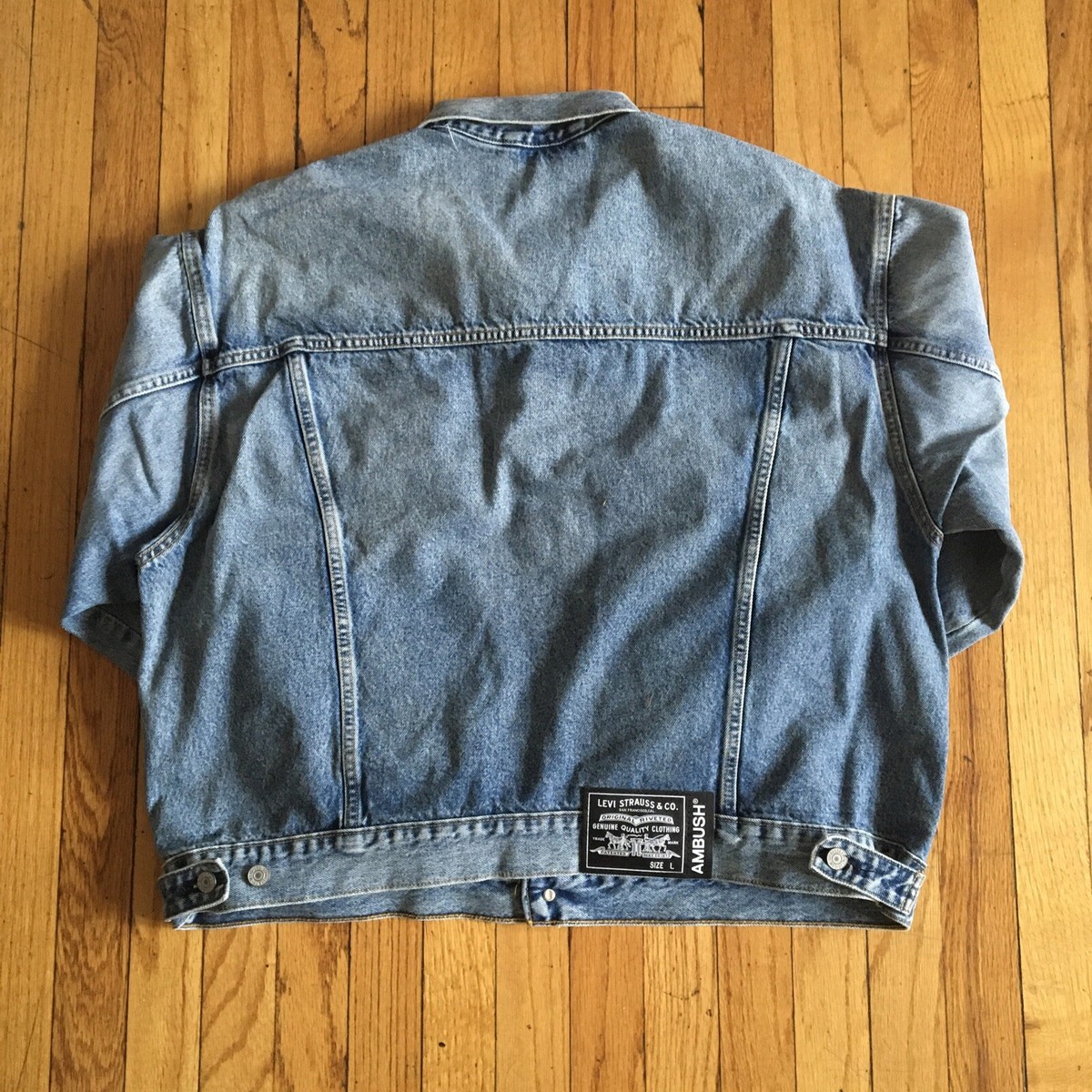 Ambush X Levi's New Loose Fit Trucker Denim Jacket Light Ambush X Levi's New Loose Fit Trucker Denim Jacket Light