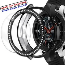 For Samsung Galaxy Watch 46mm R805U High Grade Screen Protector Bezel Ring Case