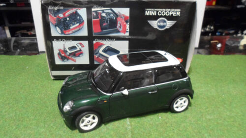 MINI COOPER BMW Vert Green au 1/18 KYOSHO 08553G voiture miniature de collection - Afbeelding 1 van 1