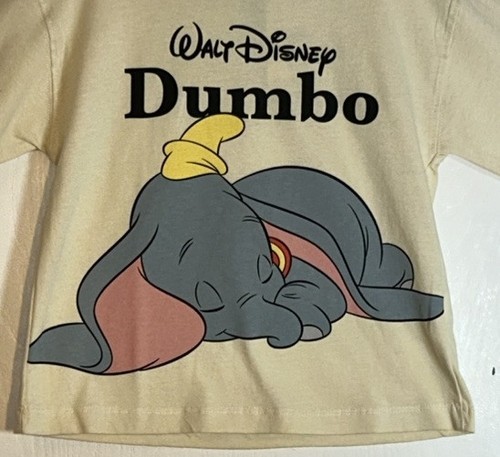 Zara Little Girl Sz 6 Top Long Sleeve Yellow Long Sleeve Disney Dumbo Yellow Hat - Picture 6 of 10