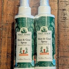 NEW Foot Sense Natural Shoe Deodorizer Shoe Gear Spray 5 oz 2 Pack