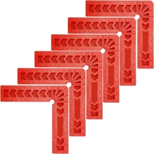 6 PCS 4 Inch 90 Degree Positioning Squares, Right Angle Clamps Woodworking