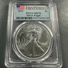2022 SILVER Eagle, PCGS MS70 FIRST STRIKE (89680)