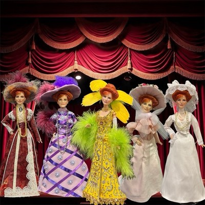 OOAK Dolly Levi Hello, Dolly! Doll and Dresses  Barbra Streisand Custom