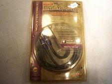 Monster Cable Interlink LightSpeed 200 Digital Fiber Optic Cable Toslink 2 Meter