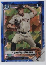 2021 Bowman Chrome Draft Sapphire Edition Matt Mikulski #BDC-179 1t44